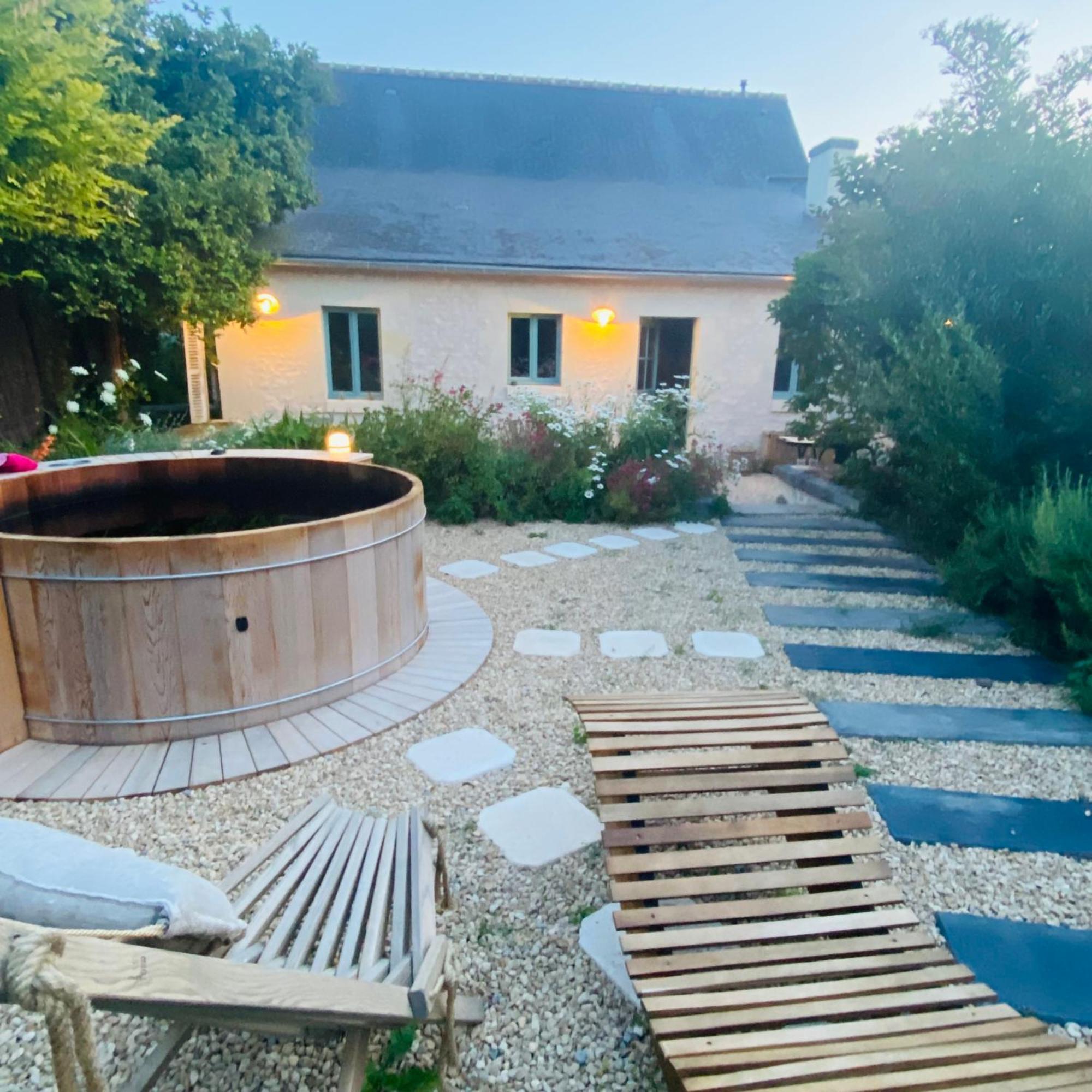 L'écrin de Verdure Ligré Exterior foto