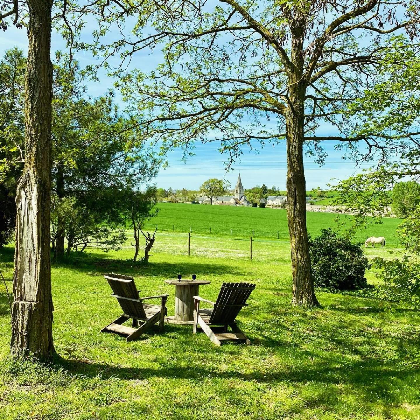 L'écrin de Verdure Ligré Exterior foto